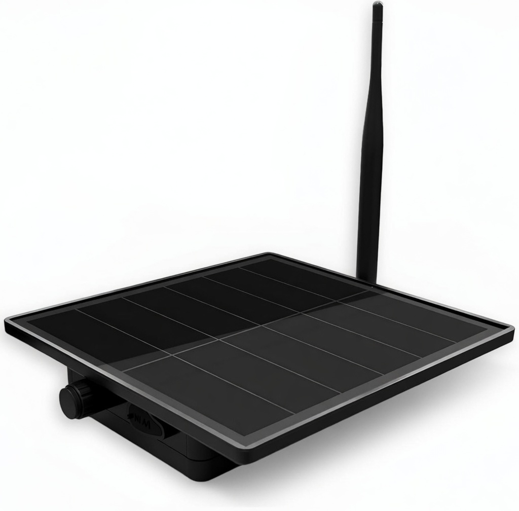 NS-300 Super Node — black Meshtastic mesh radio node with antenna