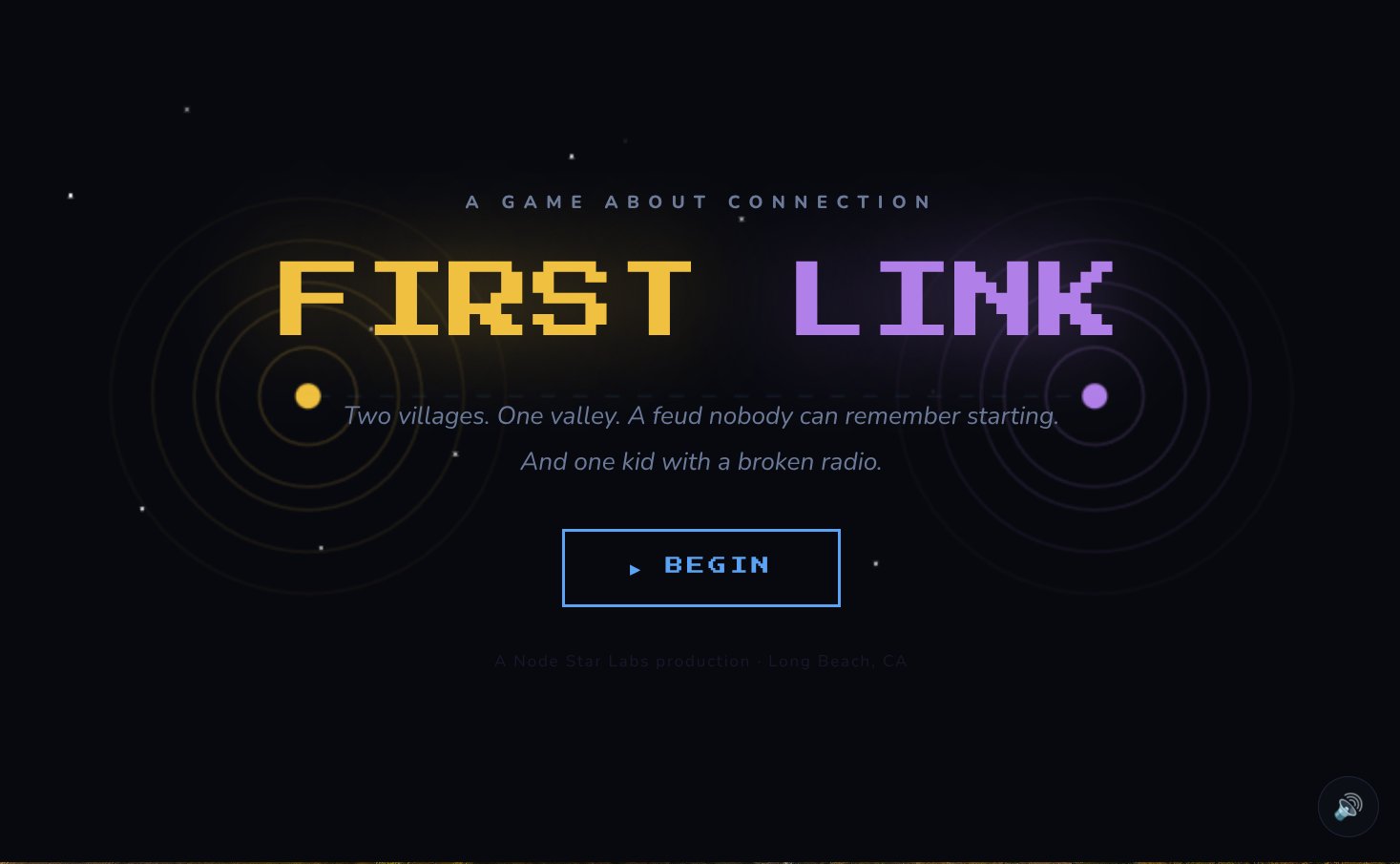 First Link — A Mesh Networking Puzzle Game
